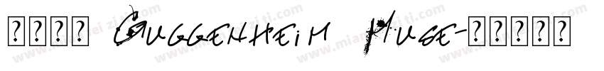 古根海姆 Guggenheim Muse字体转换